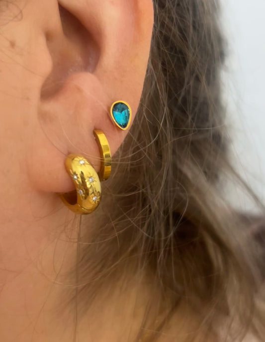 Twilight Hoop Earrings