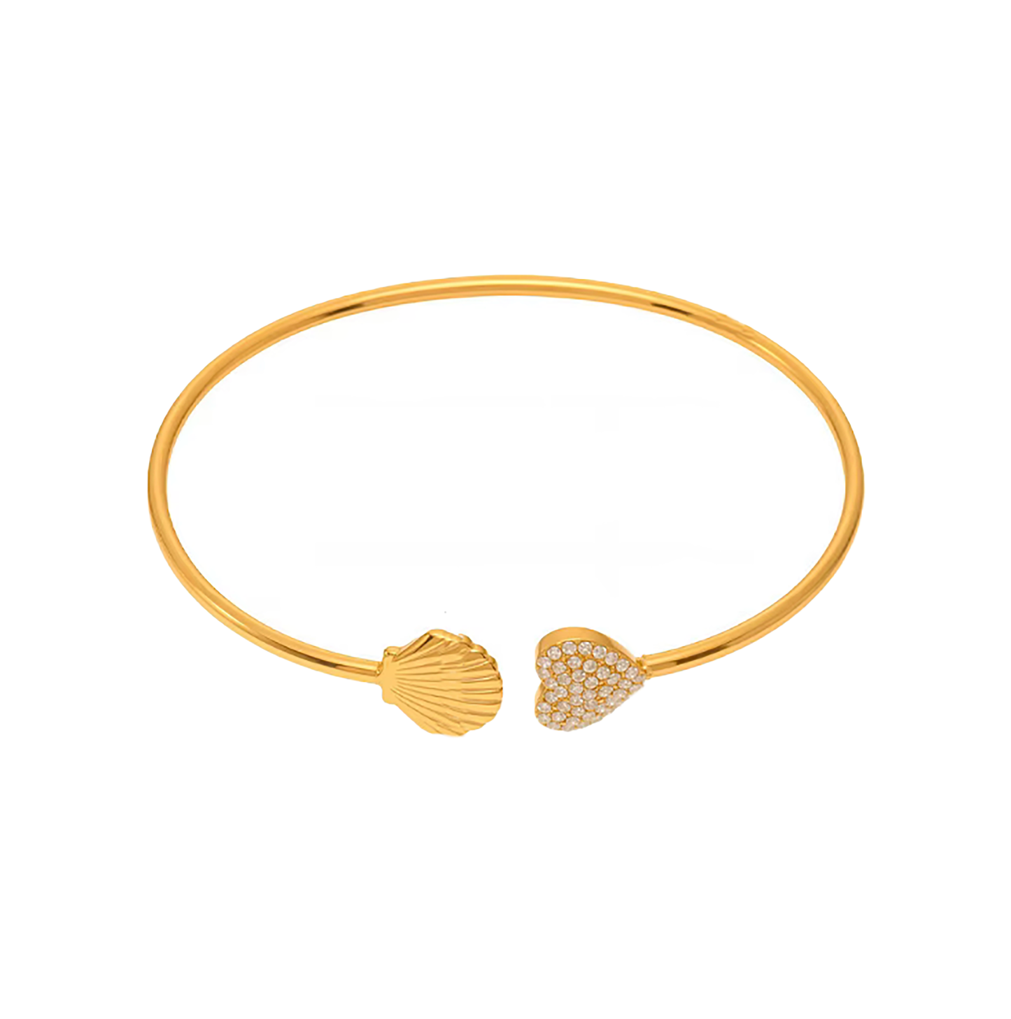 Coastal Heart Bangle