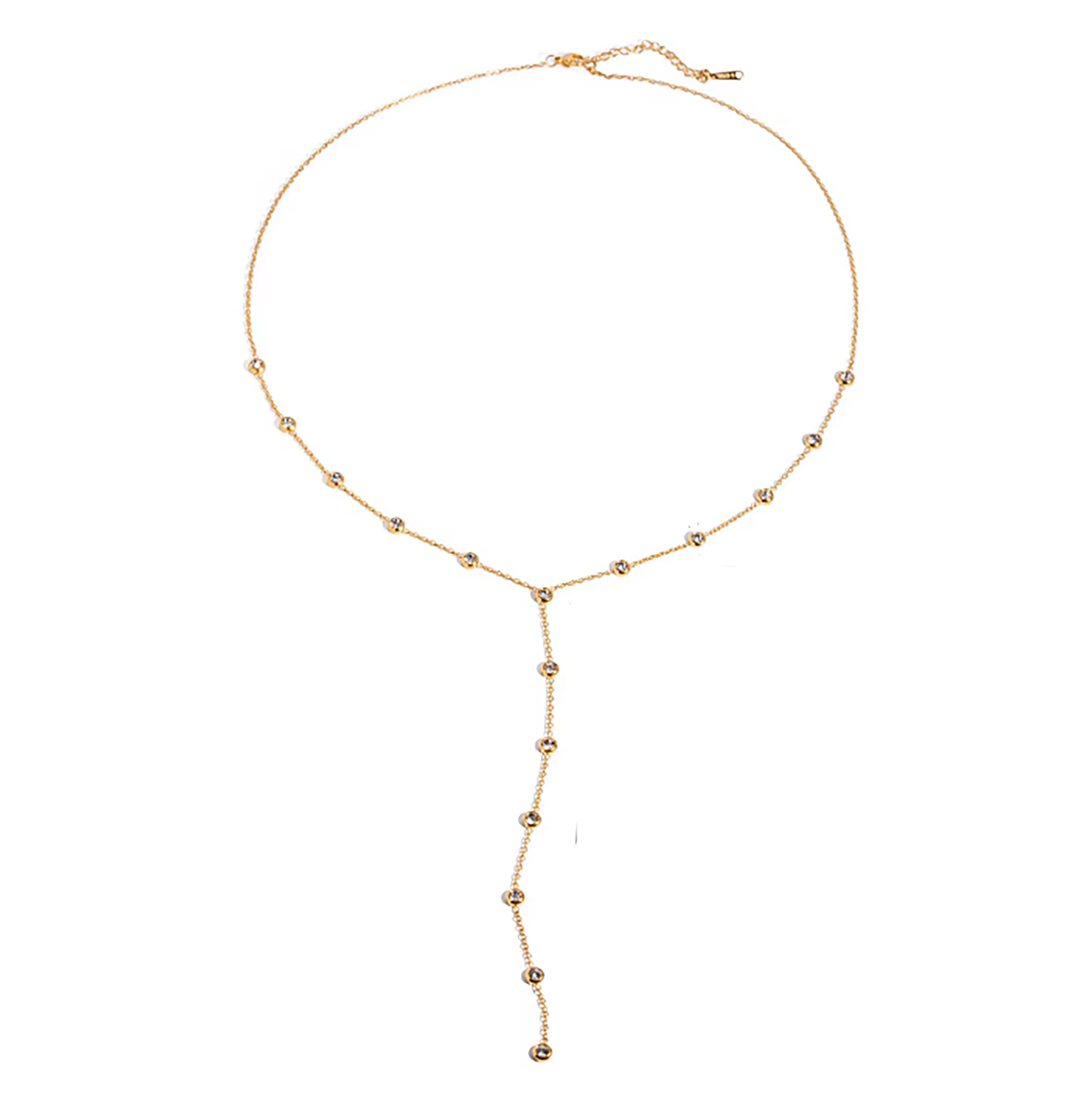 Golden Drip Y Necklace