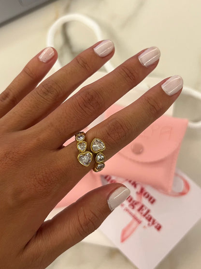 Heart Swirl Ring