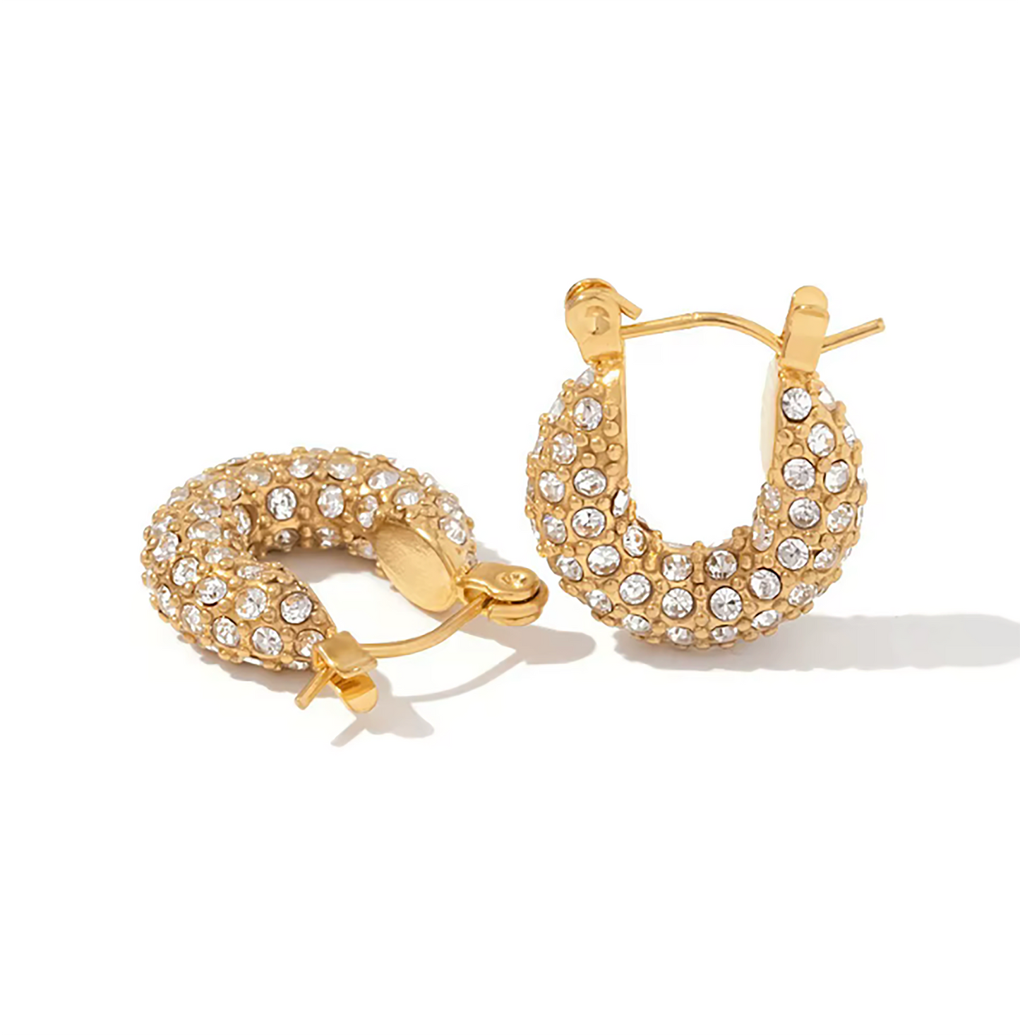 Ice Hoop Earrings