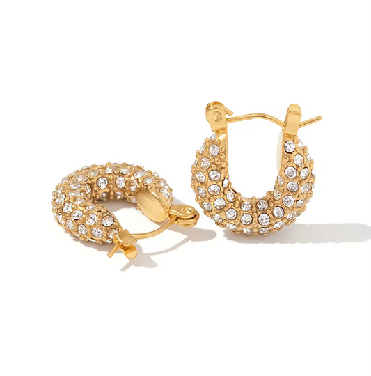 Ice Hoop Earrings