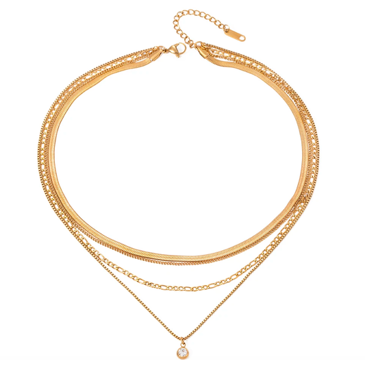 Trinity Layered Necklace