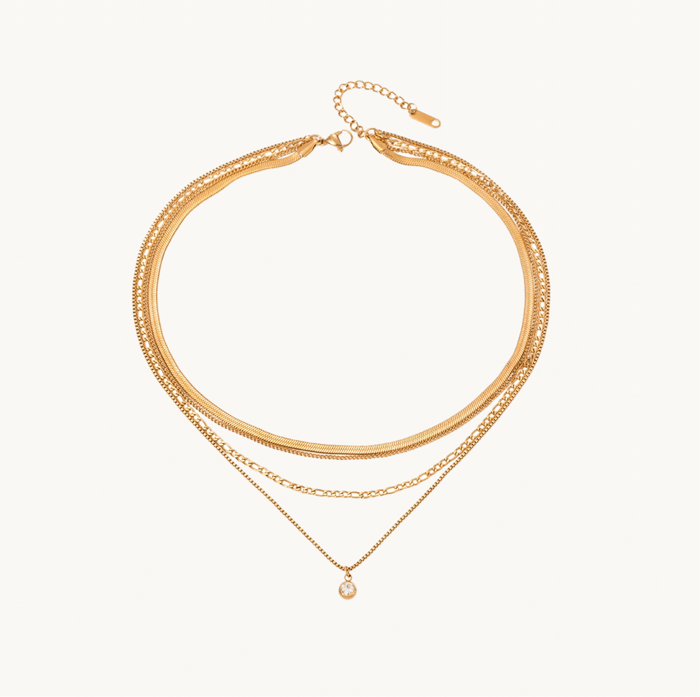 Trinity Layered Necklace