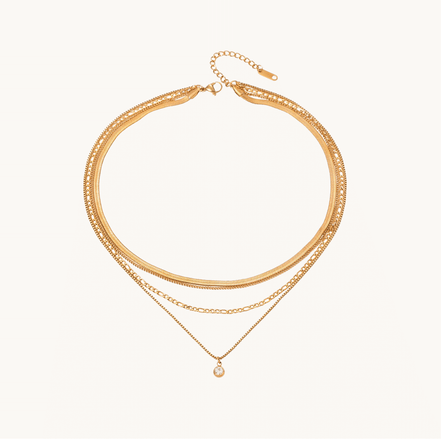 Trinity Layered Necklace
