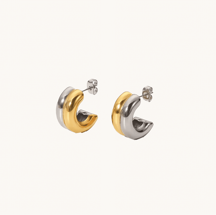 Mismatch Hoop Earrings