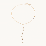 Golden Drip Y Necklace