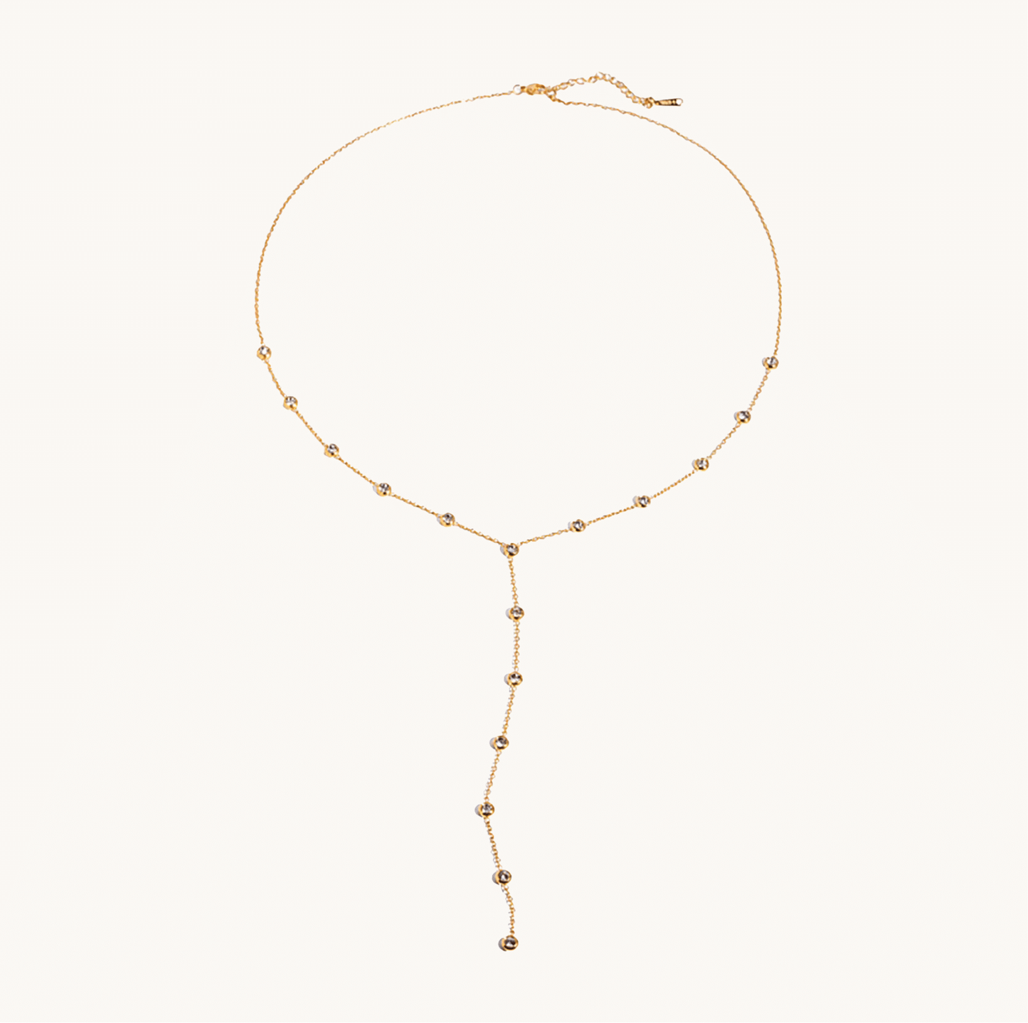 Golden Drip Y Necklace