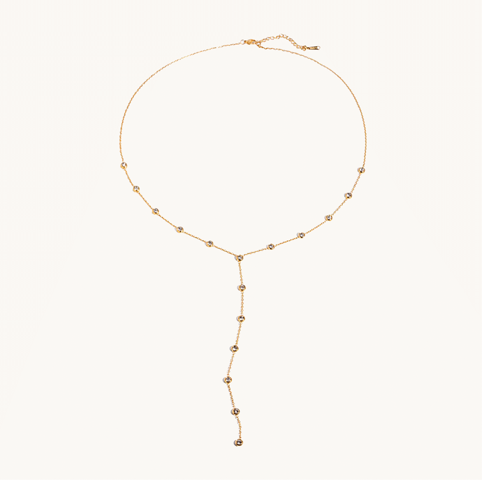 Golden Drip Y Necklace