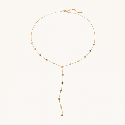 Golden Drip Y Necklace