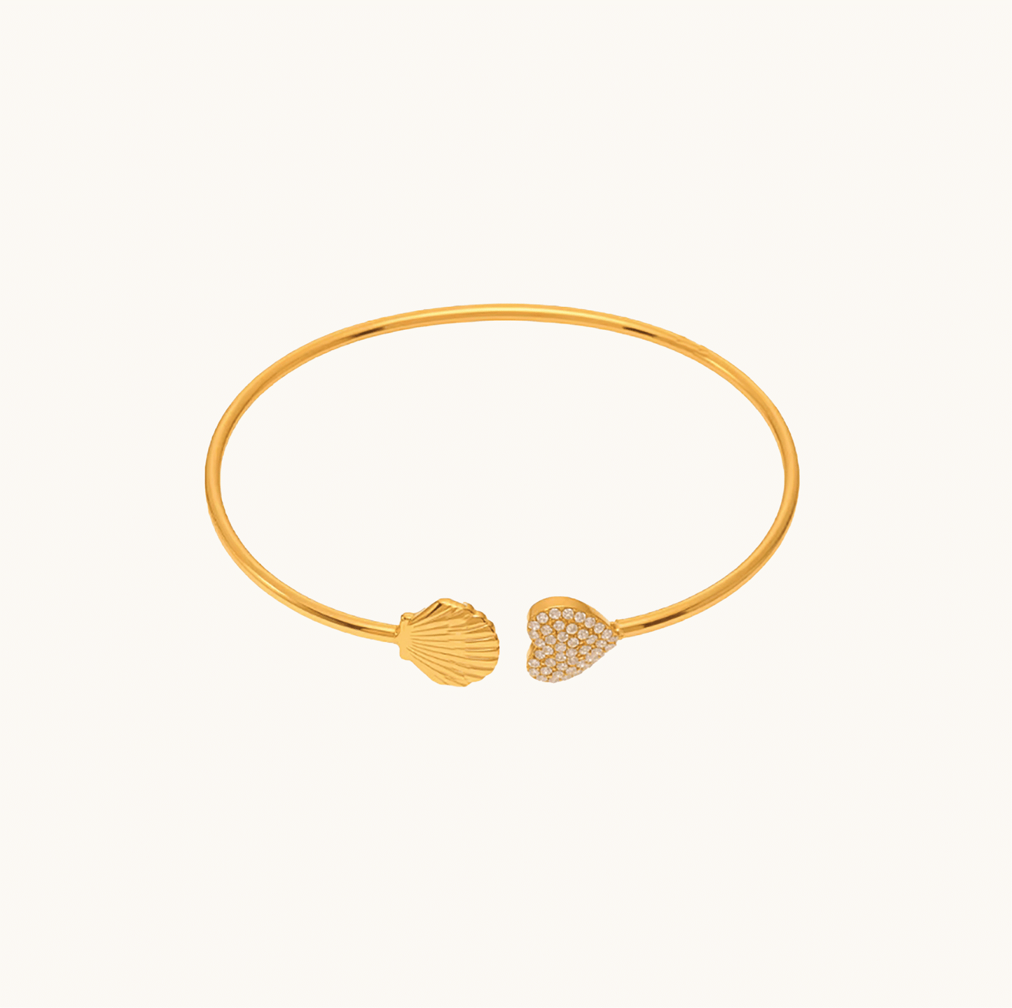 Coastal Heart Bangle