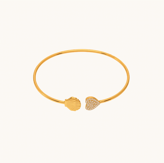 Coastal Heart Bangle