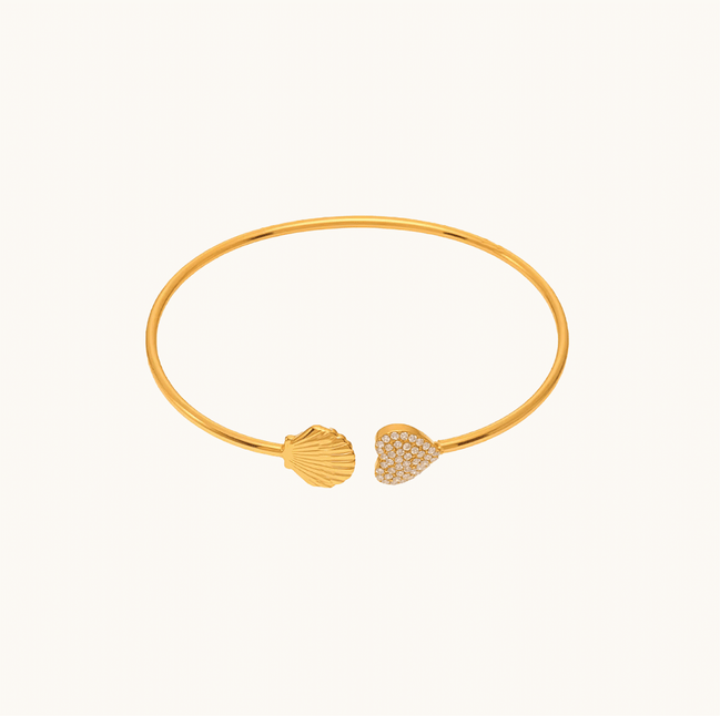 Coastal Heart Bangle