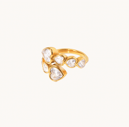 Heart Swirl Ring